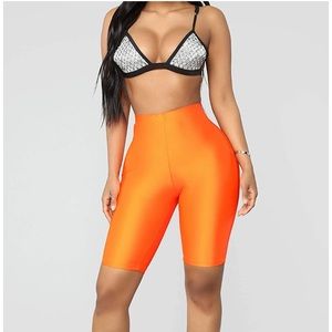 ORANGE BIKER SHORTS!🧡
